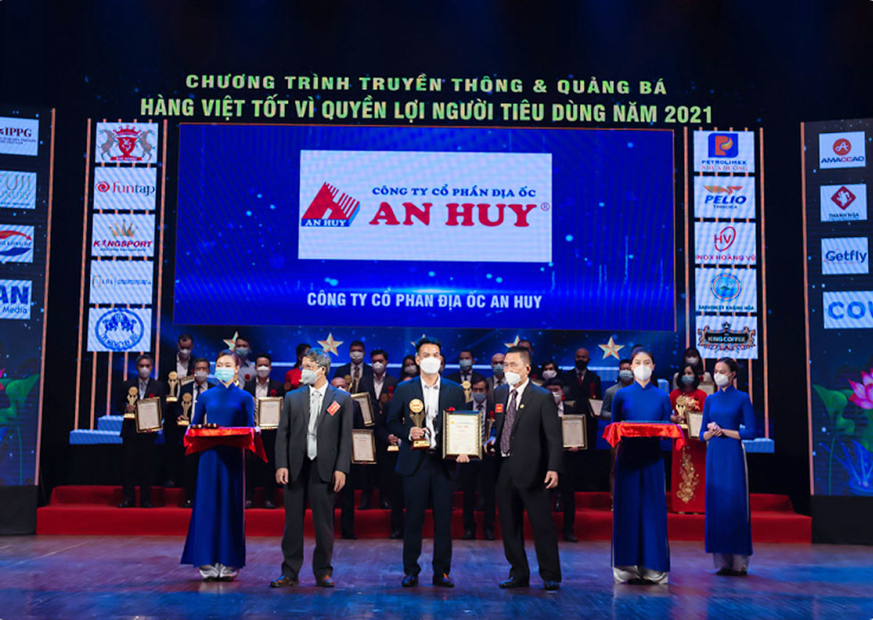 Công ty Cổ phần Địa ốc An Huy được vinh danh