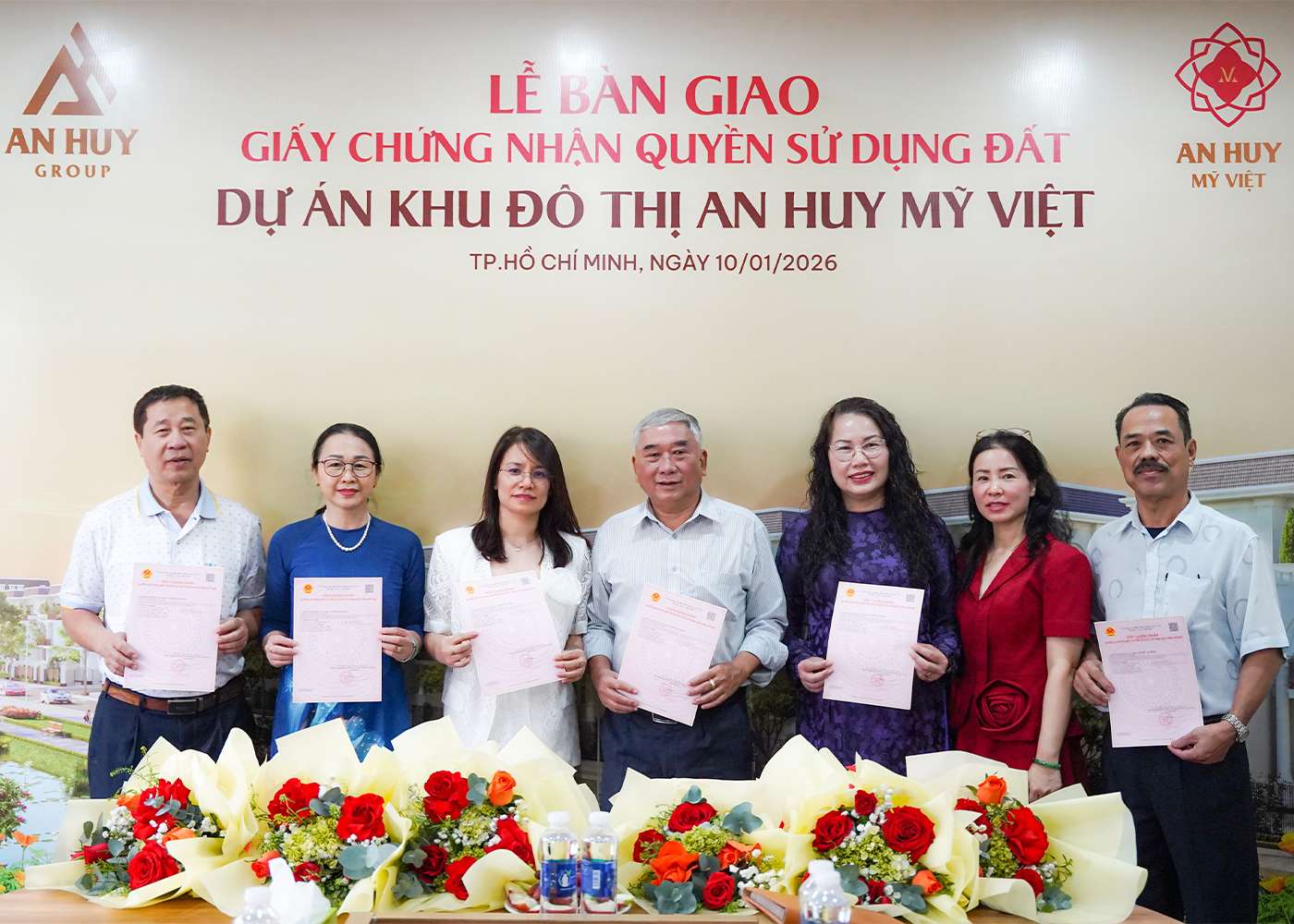 Bàn giao sổ đỏ sớm tại An Huy Mỹ Việt