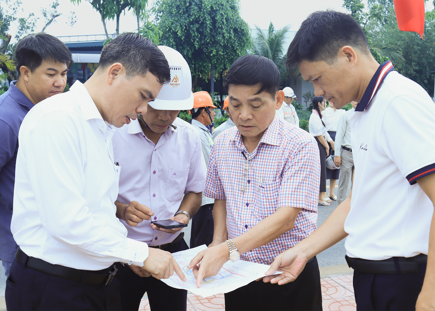 An Huy My Viet commences construction of model house area: A strong signal from completed infrastructure projects in Northwest Ho Chi Minh City.