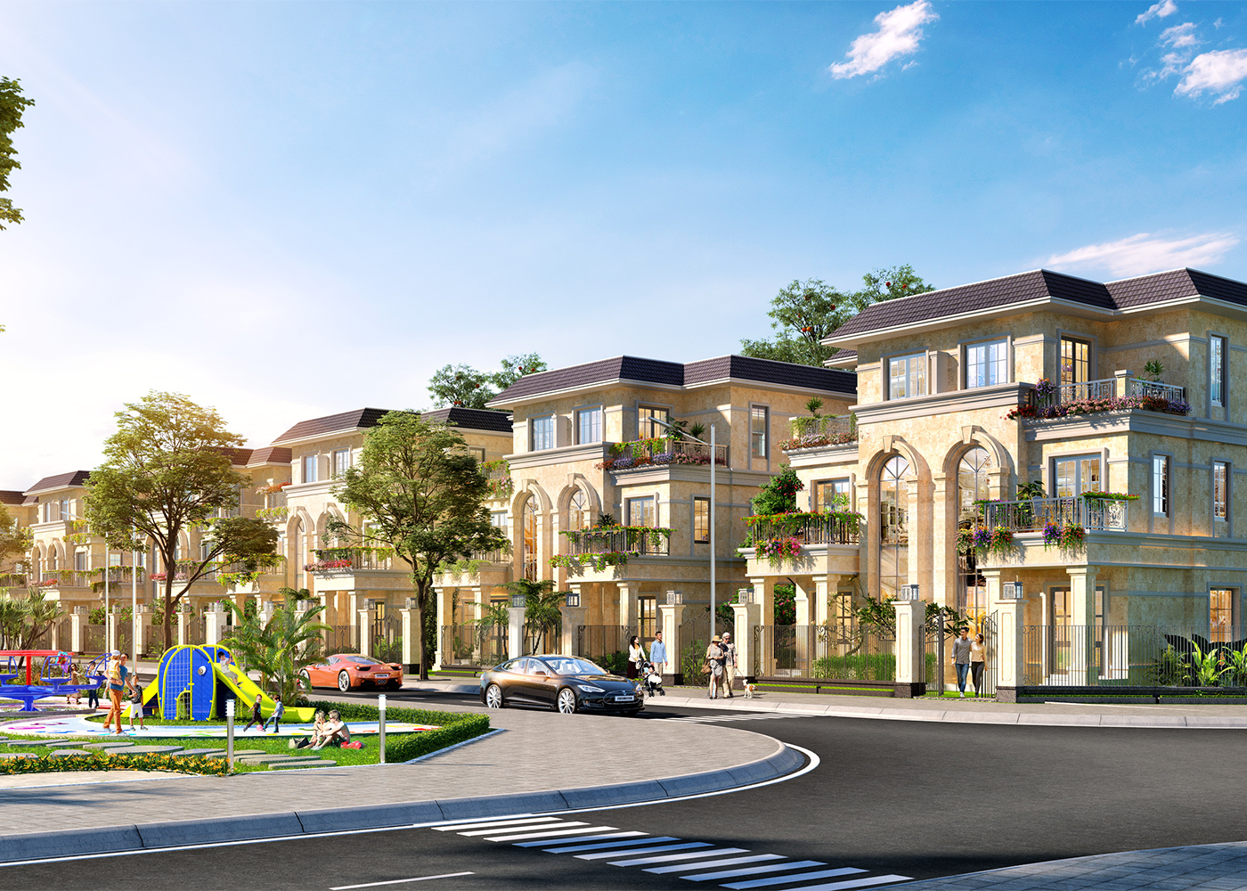 An Huy My Viet attracts customers thanks to the advantage of 'buy and build immediately'.